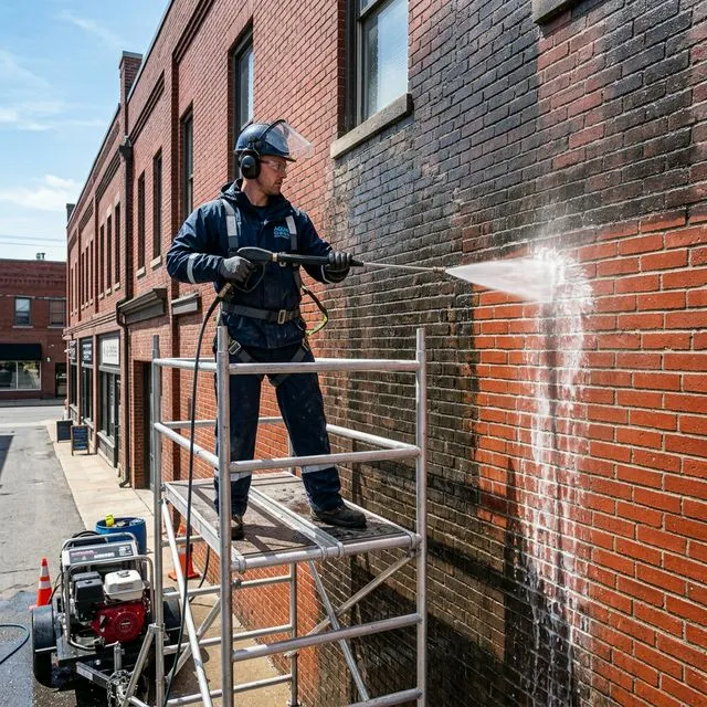 High pressure washing
